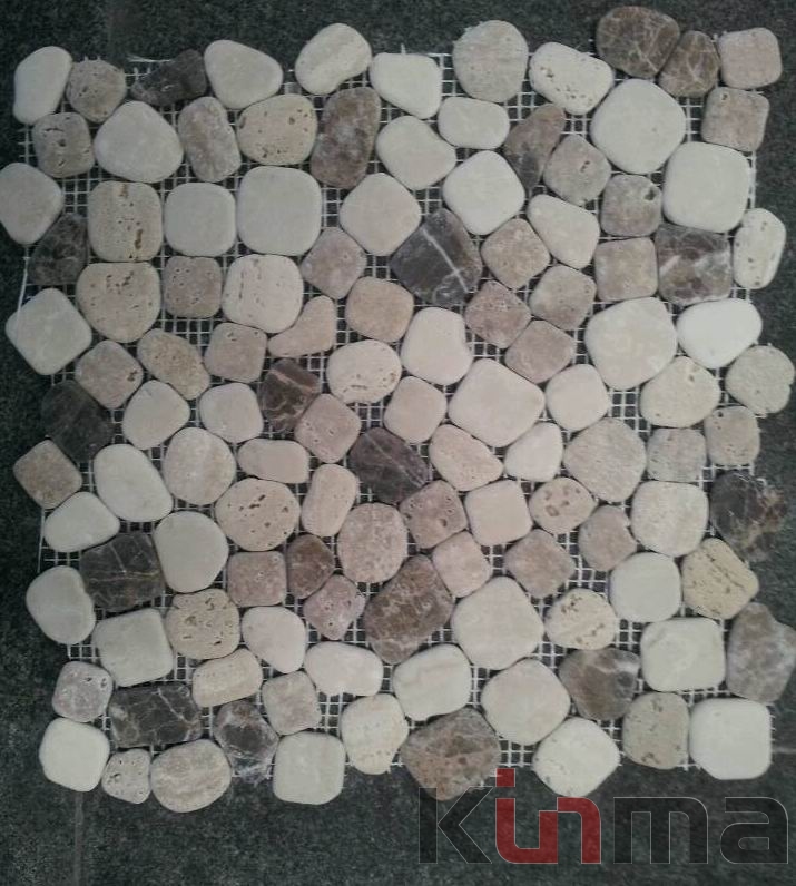 Pebbles mosaic tiles CM38