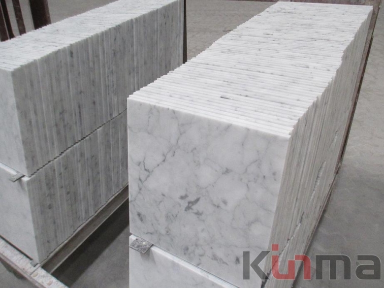 Bianco Carrara CD white marble tiles