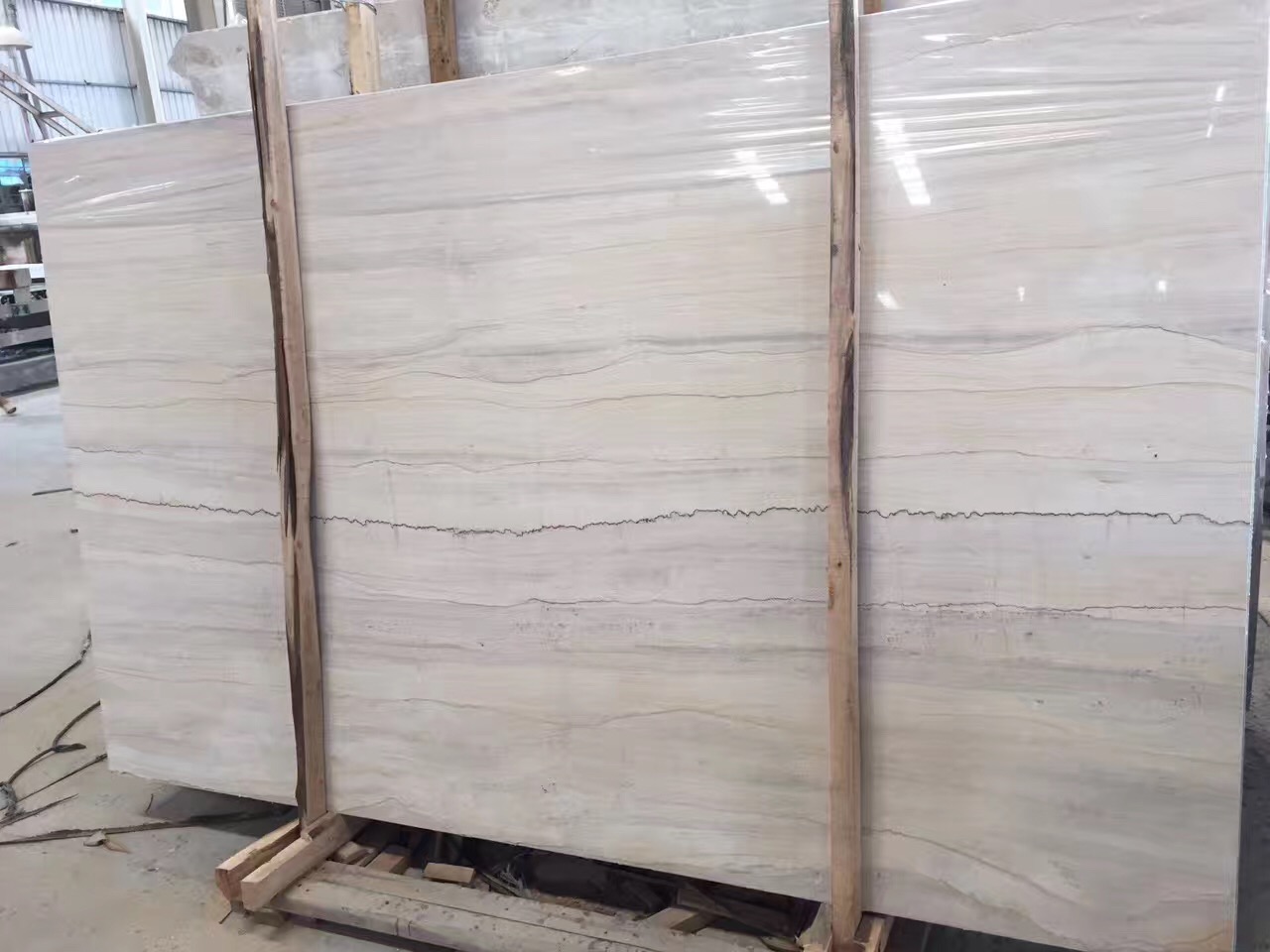 Gingko wooden marble