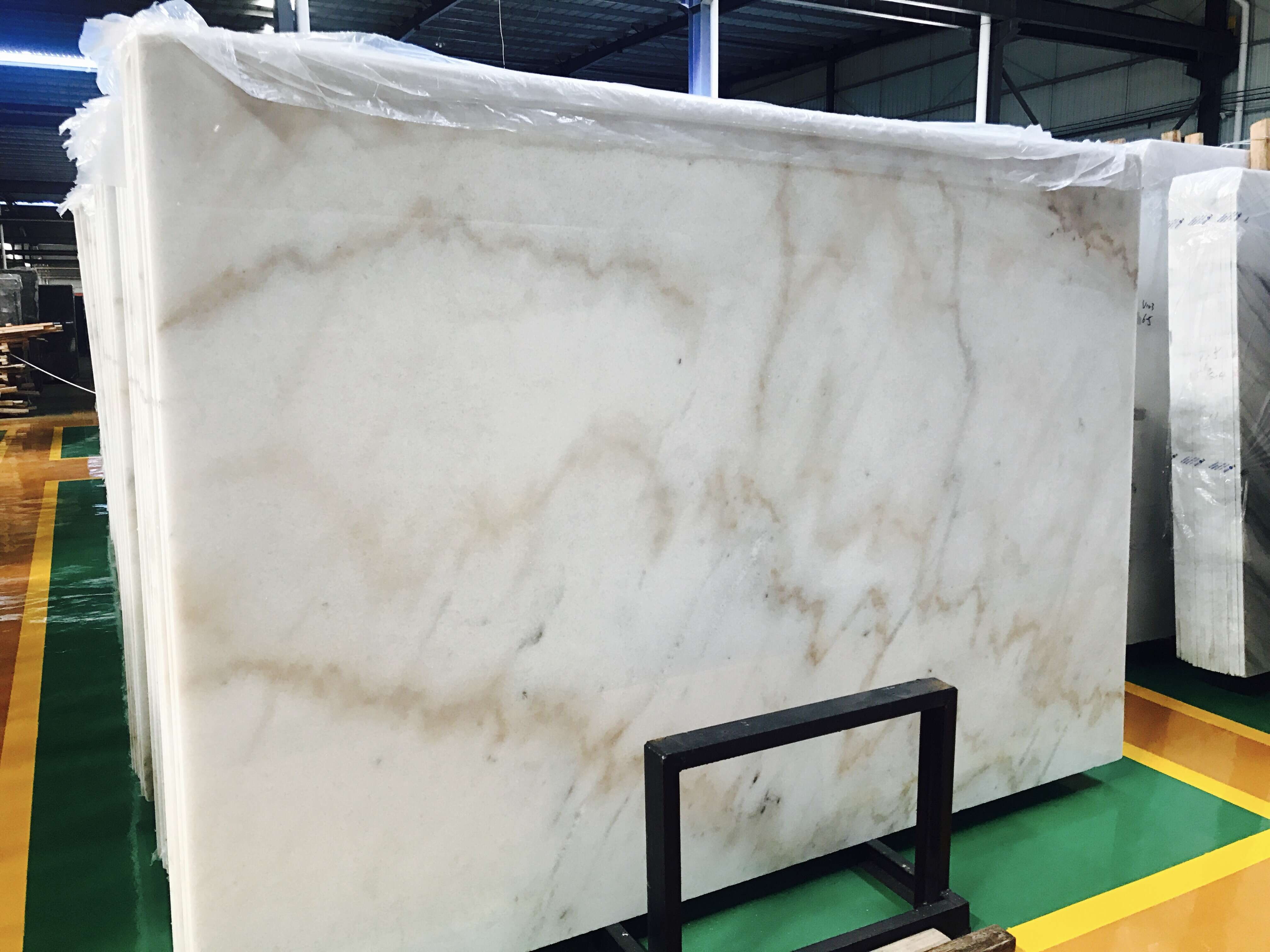 white marble with yellow vein