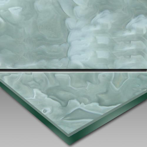 Turquoise-Glass-Laminated-Panel