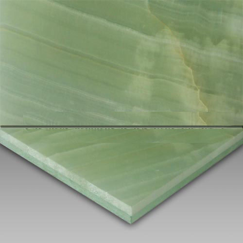Pure green onxy Glass Laminated Panel