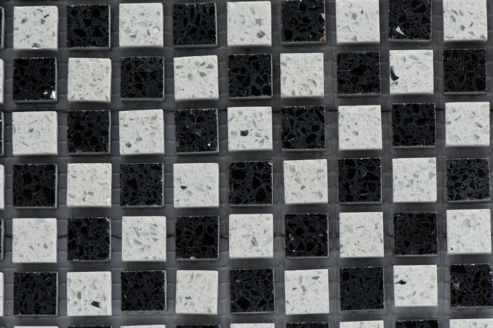 Quartz mosaic tile 305x305