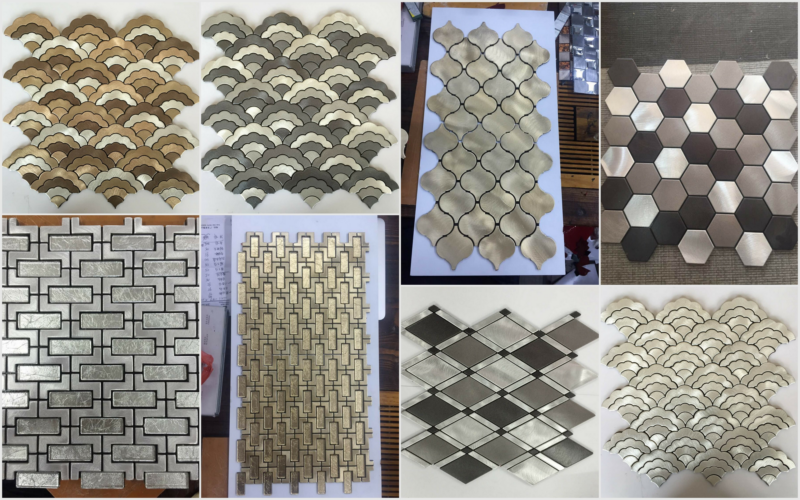 aluminum mosaic design