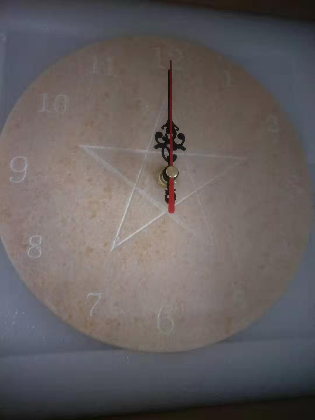 Stone PINK clock