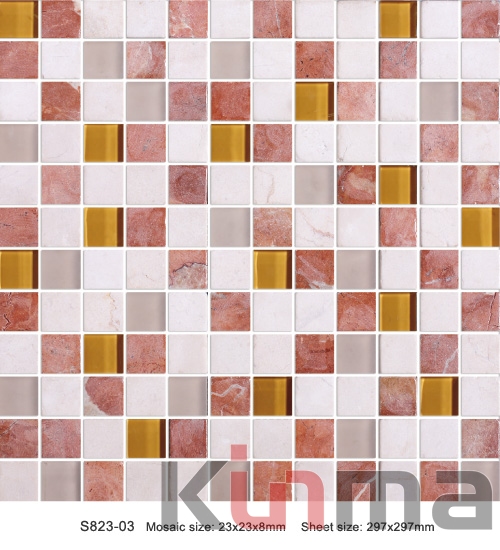 Glass mosaic for home