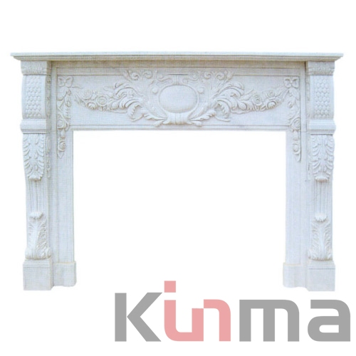  white marble fireplace for sale