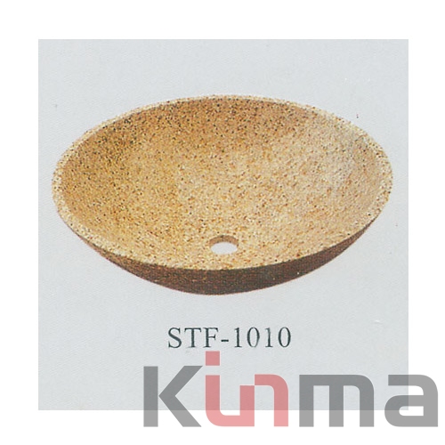 Yellow Brown sinks and bains STF-1010